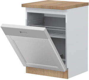 Πρόσοψη ντουλαπιού πλυντηρίου πιάτων Tahoma K60D-Λευκό ματ