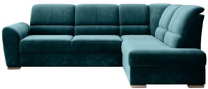 Γωνιακός καναπές Bisero-Petrol-Δεξιά