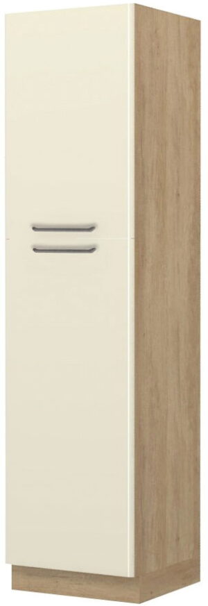 Επιδαπέδιο ντουλάπι ψηλό Modena K23-60-2KF-Δρυς - Μπεζ