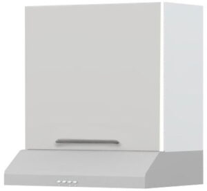 Ντουλάπι κρεμαστό Modena A7-60-1K για απορροφητήρα-Λευκό - Γκρι ανοιχτό