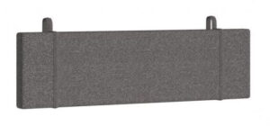 Μαξιλάρι WJ Universal για προσκέφαλο κρεβατιού-Grafitis-Μήκος: 90 εκ.