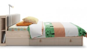 Μαξιλάρι WJ Universal για προσκέφαλο κρεβατιού-Gkri - Krem-Μήκος: 90 εκ.