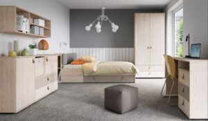 Μαξιλάρι WJ Universal για προσκέφαλο κρεβατιού-Gkri - Krem-Μήκος: 120 εκ.