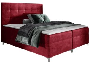 Επενδυμένο κρεβάτι Snake-Kokkino-120 x 200