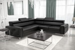 Γωνιακός καναπές Almeria I LTHR -Mauro-Αριστερή