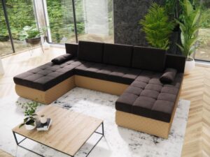 Γωνιακός καναπές Malaga-Kafe-Mpez