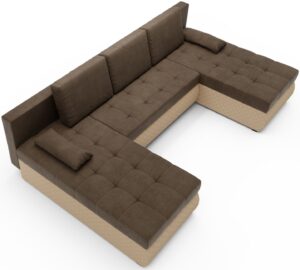 Γωνιακός καναπές Malaga-Kafe-Mpez