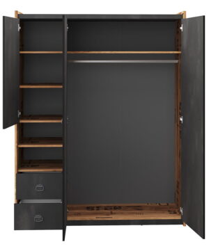 Ντουλάπα Fargo 3D2S Τρίφυλλη