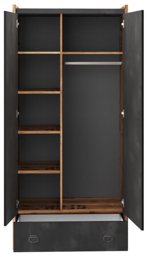 Ντουλάπα Fargo 2D1S Δίφυλλη