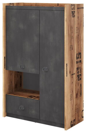 Ντουλάπα Fargo Mini 2D1S Δίφυλλη