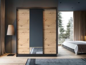 Ντουλάπα συρόμενη Svole III με καθρέπτη