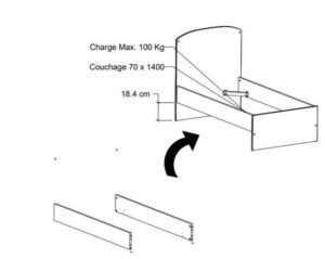 Τραβέρσες βρεφικού κρεβατιού Angel