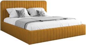 Επενδυμένο κρεβάτι Caniko-Ohra-160 x 200 εκ.