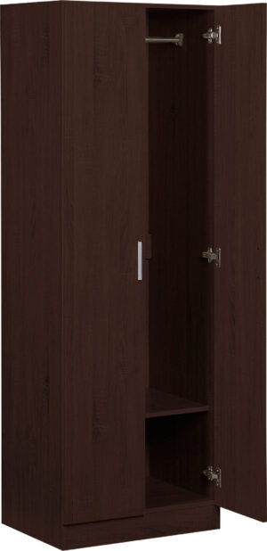 Ντουλάπα Wilson 2D δίφυλλη-Wenge