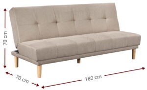 Καναπές - κρεβάτι Cozy-Kafe anoixto