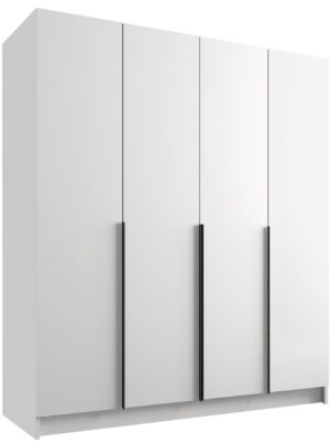 Ντουλάπα Santi τετράφυλλη -Leuko-Mauro