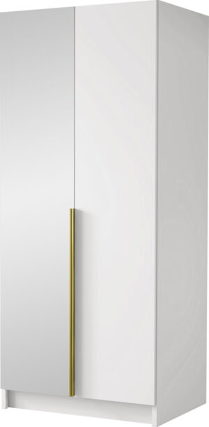 Ντουλάπα Bono II Δίφυλλη-Leuko-Xriso