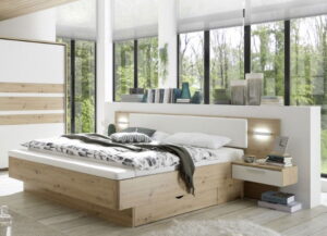 Σετ 2 συρτάρια κρεβατιού Enta