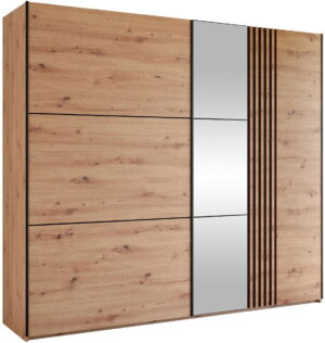 Ντουλάπα Sintra 250 συρόμενη-Fusiko-Mavro