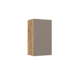 Κρεμαστό Ντουλάπι Callisto Χρυσό Δρυς-Γκρεζ 40x30x70cm