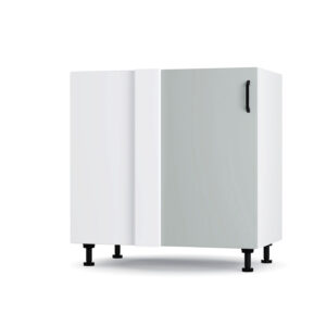 Modest Κάτω Γωνιακό Ντουλάπι Γκρι 100x48x82εκ