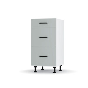 Modest Κάτω Ντουλάπι Συρταριέρα Γκρι  40x48x82 εκ