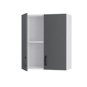 Modest Πάνω Ντουλάπι Ανθρακί 60x32x72εκ