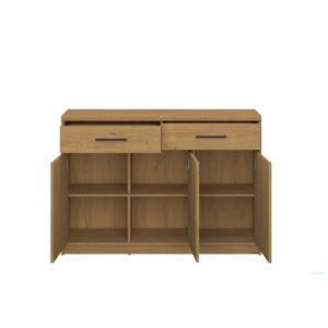 Μπουφές Pavi Βελανιδιά 124.6x33.8x87.2cm