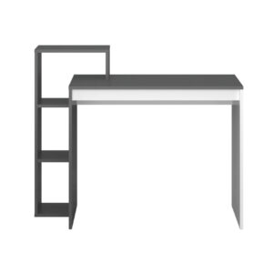 Γραφείο 110ΝSΟ Γραφίτη-Λευκό 110x40x90cm