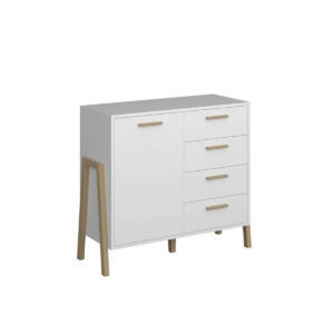 Μπουφές Belle Λευκό 102.5x41x91cm