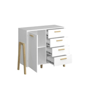 Μπουφές Belle Λευκό 102.5x41x91cm