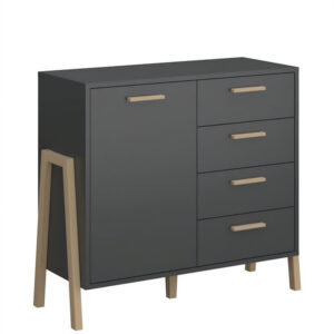 Μπουφές Belle Ανθρακί 102.5x41x91cm