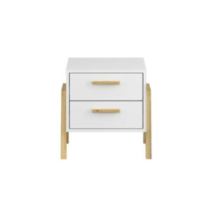 Κομοδίνο Belle Λευκό 50x41x49cm