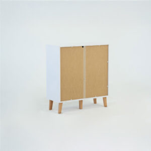 Κομότα Timmy Λευκό-Γραφίτη-Γκρι 84x36x92cm