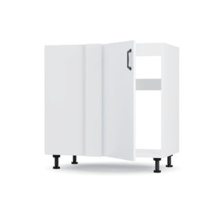 Modest Κάτω Γωνιακό Ντουλάπι Λευκό 100x48x82cm