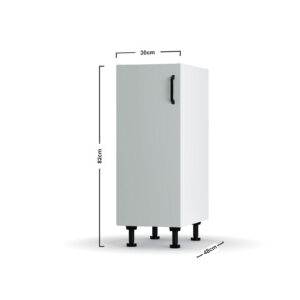 Modest Κάτω Ντουλάπι Γκρι 30x48x82cm