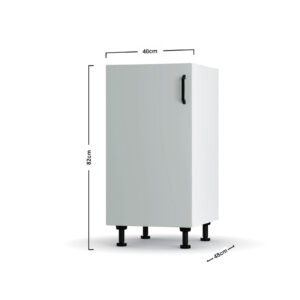 Modest Κάτω Ντουλάπι Γκρι 40x48x82cm