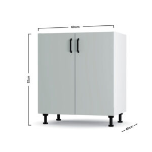 Modest Κάτω Ντουλάπι Γκρι 60x48x82 εκ