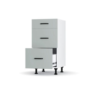 Modest Κάτω Ντουλάπι Συρταριέρα Γκρι 40x48x82 εκ