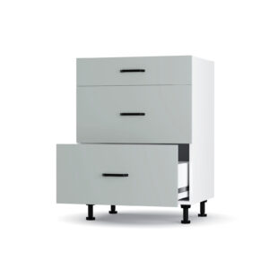 Modest Κάτω Ντουλάπι Συρταριέρα Γκρι 60x48x82εκ