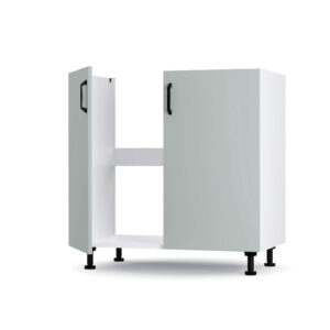 Modest Κάτω Ντουλάπι Νεροχύτη Γκρι 80x48x82cm