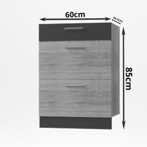 Alina Συρταριέρα Κάτω 60x44,5x85εκ Σονόμα-Μόκκα