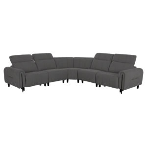 ΓΩΝΙΑΚΟΣ ΚΑΝΑΠΕΣ ΜΕ RECLINE ORACLE HM3290.01 ΓΚΡΙ ΥΦΑΣΜΑ 260x260x90(κάθισμα)x94Υεκ.