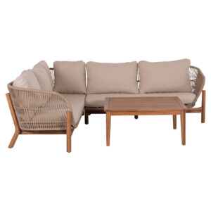 ΣΕΤ ΣΑΛΟΝΙ ΓΩΝΙΑ ΕΞ. ΧΩΡΟΥ 3ΤΜΧ SANJI HM6223 ΞΥΛΟ ΑΚΑΚΙΑΣ-ΑΛΟΥΜΙΝΙΟ-ΣΧΟΙΝΙ