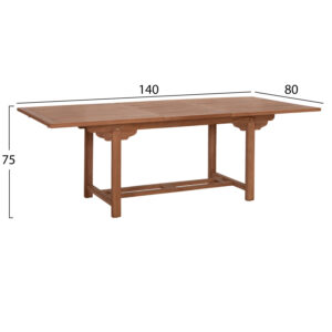 ΣΕΤ ΤΡΑΠΕΖΑΡΙΑΣ CRANDER HM21288 ΤΡΑΠΕΖΙ & 6 ΠΟΛΥΘΡΟΝΕΣ ΠΤΥΣΣΟΜΕΝΕΣ-ΤΕΑΚ