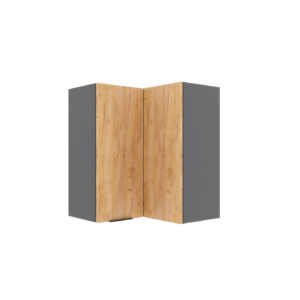 Craft Πάνω Ντουλάπι Γωνιακό Χρυσό Δρυς 60-60x32x72cm