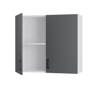 Modest Πάνω Ντουλάπι Ανθρακί 80x32x72εκ