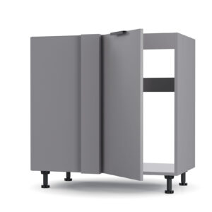 Craft Κάτω Γωνιακό Ντουλάπι Γραφίτη 100x48x82cm