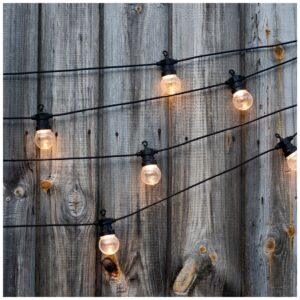 Καλωδιογιρλάντα με Λάμπες LED 5 μέτρα με 10 Λαμπτήρες Filament 0,4W για Εξωτερικό Χώρο IP44 Θερμό Λευκό 2728