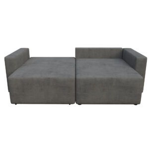 Silver Γωνιακός Καναπές Κρεβάτι με Αναστρέψιμη Γωνία Γκρι 245x148x94cm